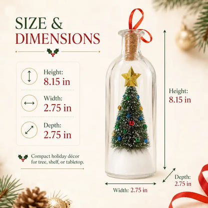 Recordable Christmas Tree in a Bottle