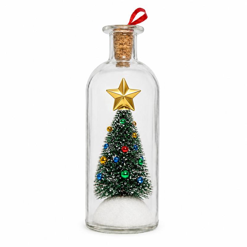 Recordable Christmas Tree in a Bottle