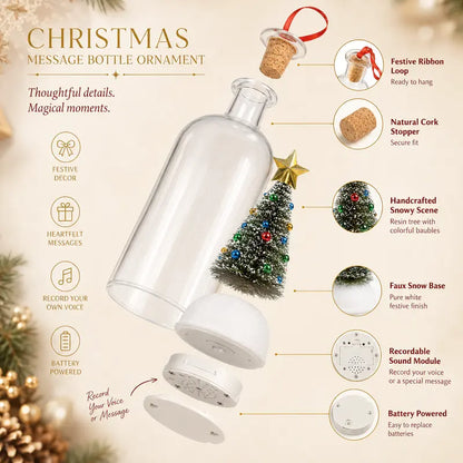 Recordable Christmas Tree in a Bottle